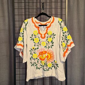 Ivy Jane | embroidered bell sleeve shirt